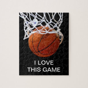 Puzzle J'Aime Ce Jeu Basketball Art Sports