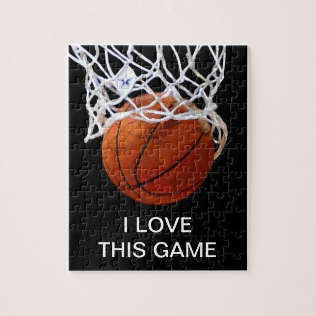 Puzzle J'Aime Ce Jeu Basketball Art Sports (Vertical)