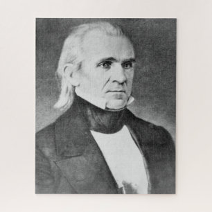 Puzzle James Polck 11e président de l'Amérique.