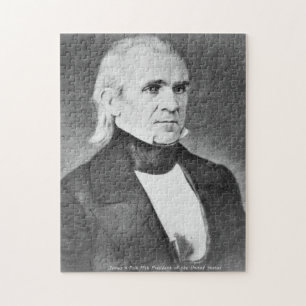 Puzzle James Polk 11e président des États-Unis.
