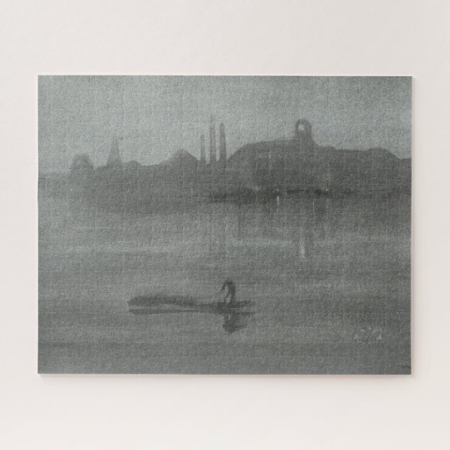 Puzzle James Whistler - Nocturne : La Tamise à Battersea (Horizontal)