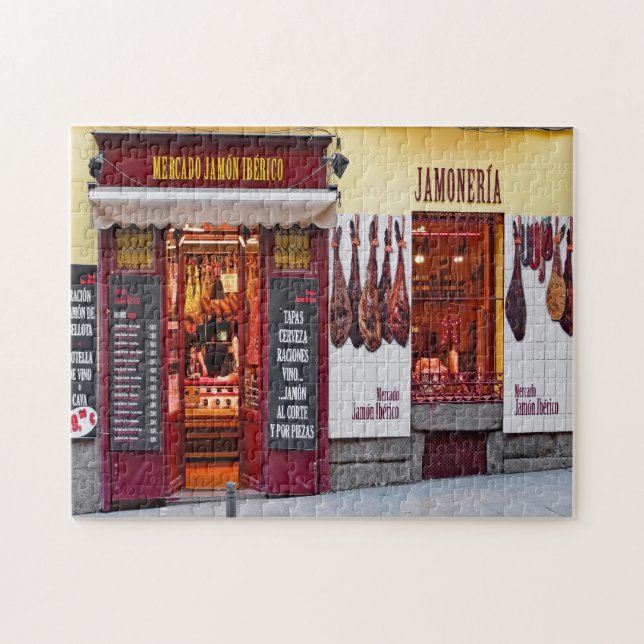Puzzle Jamoneria. Bouchers Magasinez Madrid. (Horizontal)