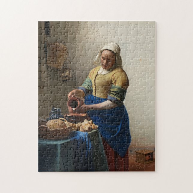 Puzzle Jan Ver Meer Peintre néerlandais de Milkmaid (Vertical)