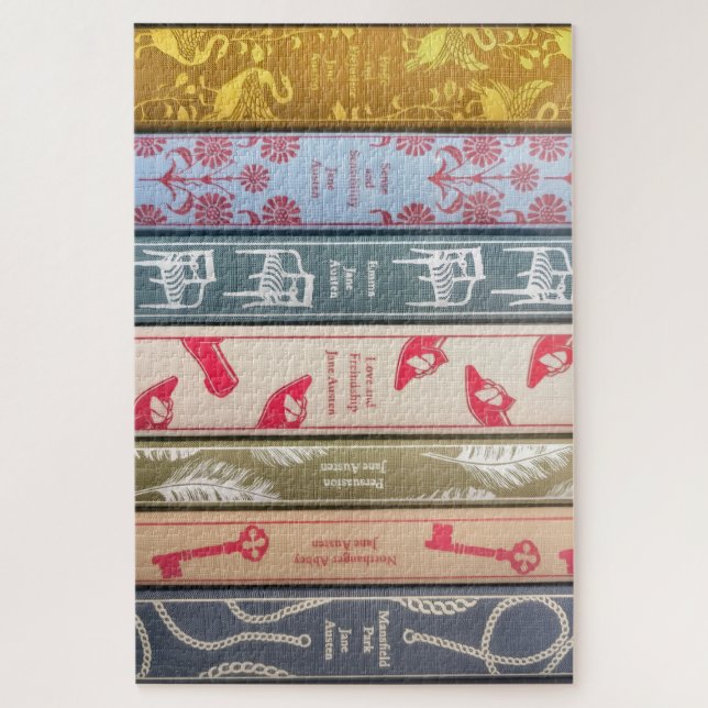 Puzzle Jane Austen's books (Vertical)
