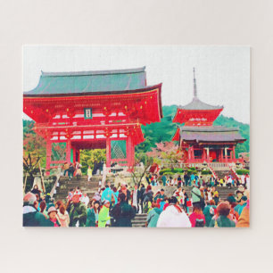 Puzzle Japon Kyoto beau paysage de temples magnifiques