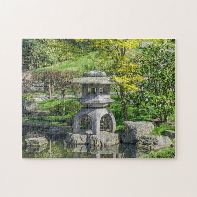 Puzzle japonais de lanterne en pierre (Horizontal)