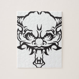 Puzzle Japonais tatouage Oni Demon