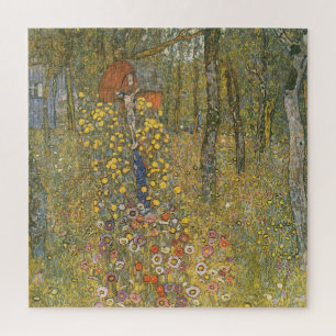 Puzzle Jardin agricole avec Crucifix (par Gustav Klimt)