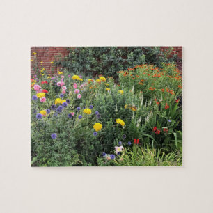 Puzzle Jardin anglais, Coloré, Frontière Fleur