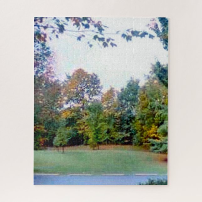 Puzzle Jardin arrière (Vertical)