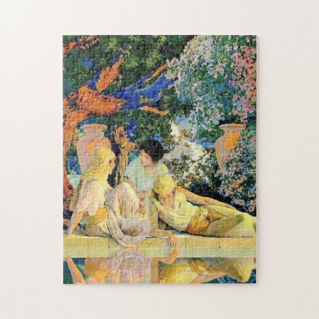 Puzzle Jardin D'Allah Par Maxfield Parrish (Vertical)