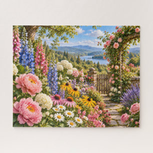 Puzzle Jardin de Cottage Anglais