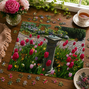 Puzzle Jardin de fleurs magnifique