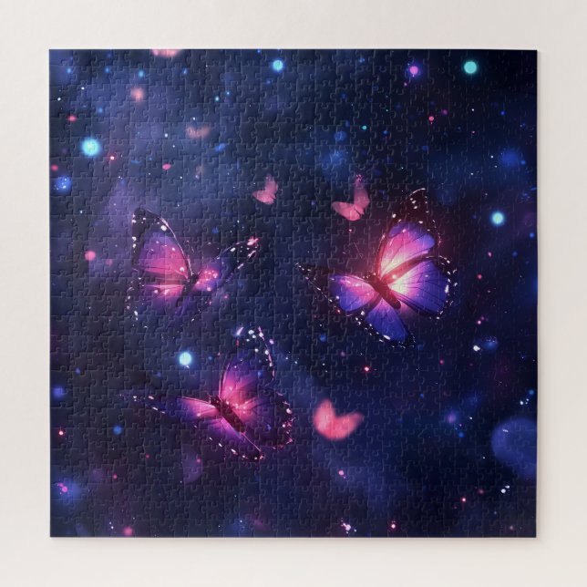 Puzzle Jardin de papillons nocturnes célestes (Vertical)