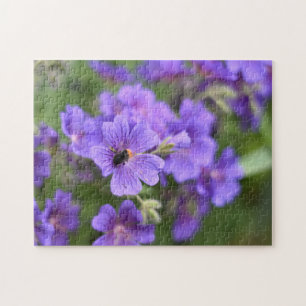 Puzzle Jardin de photographie de la nature des fleurs vio