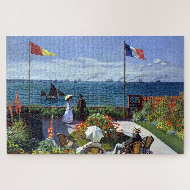 Puzzle Jardin de Sainte-Adresse par Claude Monet (Horizontal)