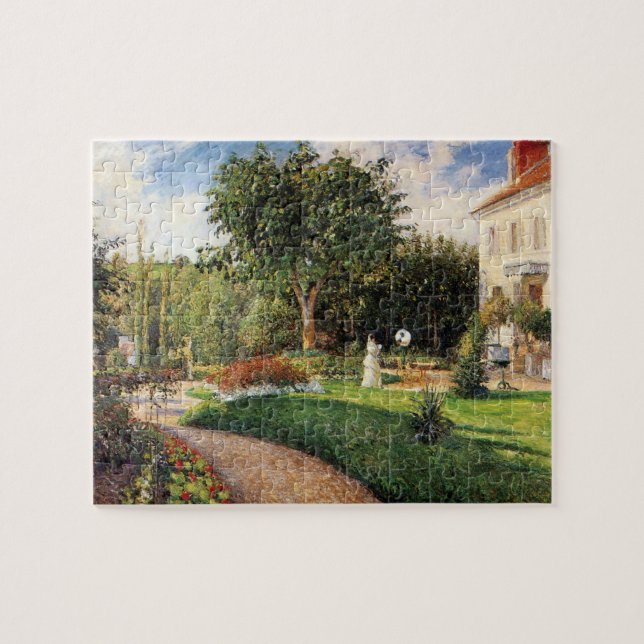 Puzzle Jardin des Mathurins à Pontoise par Pissarro (Horizontal)