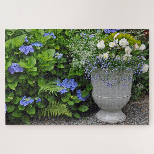 Puzzle Jardin d'été hydrangea (Horizontal)