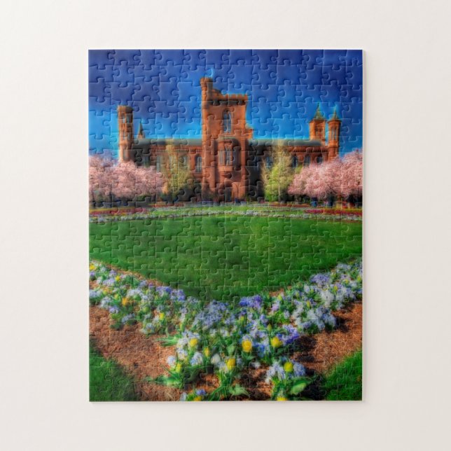Puzzle Jardin du château de Smithsonian Les fleurs de cer (Vertical)