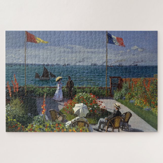 Puzzle Jardin du Monet à Sainte-Adresse (Horizontal)
