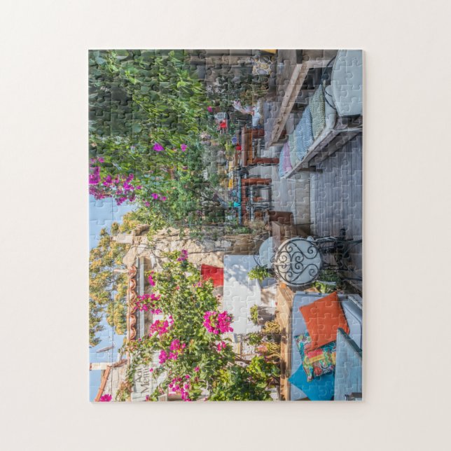 Puzzle Jardin d'un restaurant à Alacati, Izmir, Turquie (Vertical)