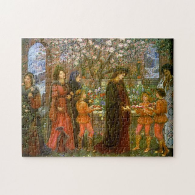 Puzzle Jardin enchanté par Maria Spartali Stillman (Horizontal)