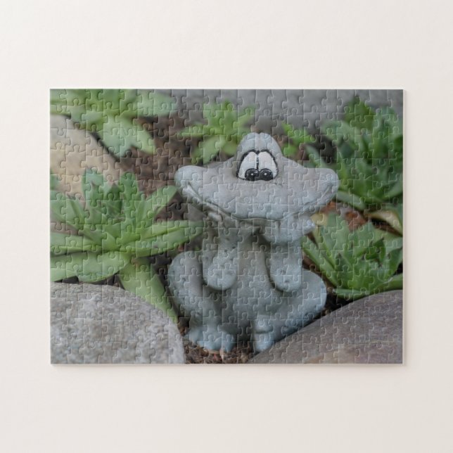 Puzzle Jardin Fleur Cute Poules De Grenouille Et Poules (Horizontal)