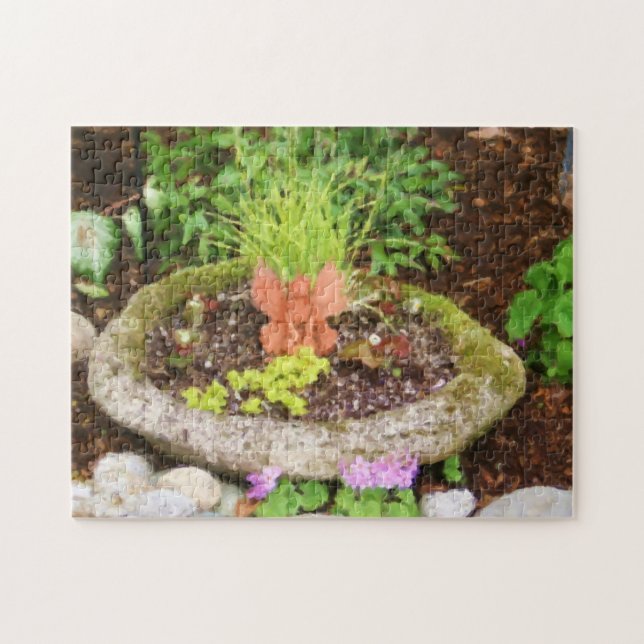 Puzzle Jardin Fleur Fée Photo Peinture (Horizontal)