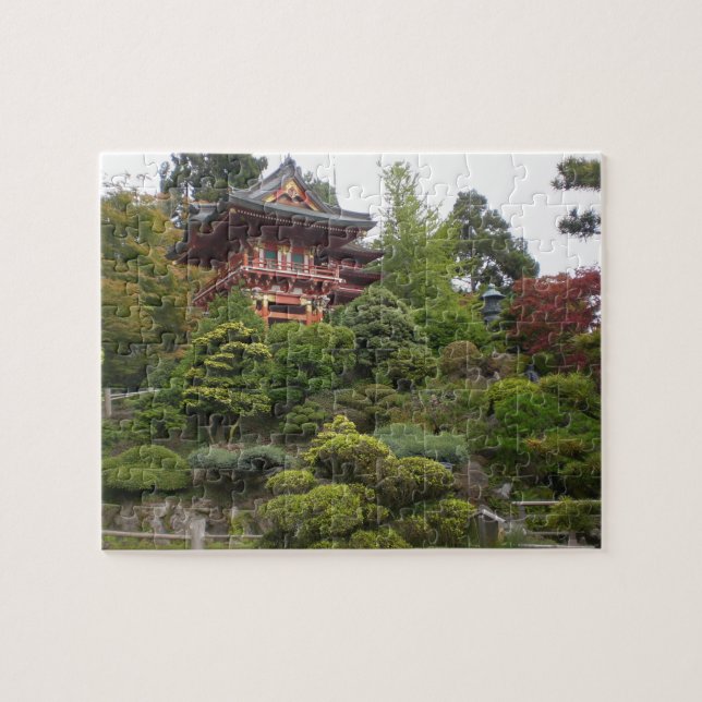 Puzzle Jardin japonais de thé de San Francisco Jigsaw Puz (Horizontal)