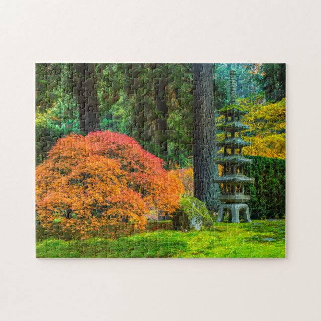 Puzzle Jardin Japonais En Automne À Portland, Oregon (Horizontal)
