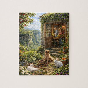 Puzzle Jardin paisible de la campagne Vie