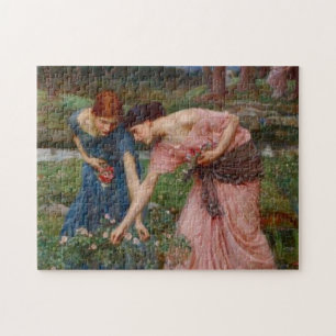Puzzle Jardin Romantique Vintage Femmes Préraphaélite