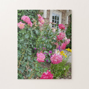 Puzzle Jardin Rose du pays