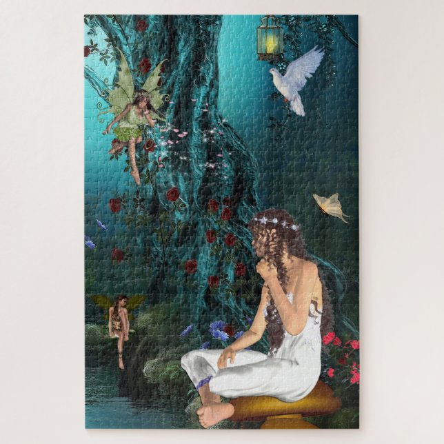 Puzzle Jardin Rose Fairy (Vertical)