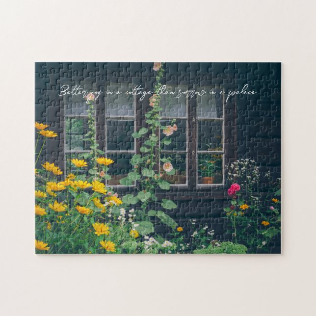 Puzzle Jardin rustique et cottage cosy (Horizontal)