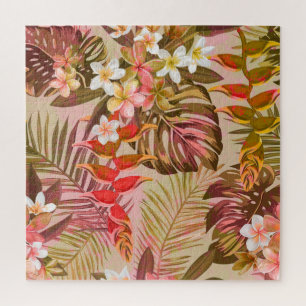 Puzzle Jardin tropical vintage