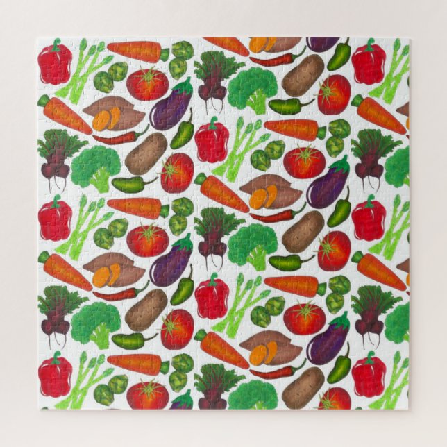 Puzzle Jardin végétal Produire Légumes de marché écologiq (Vertical)