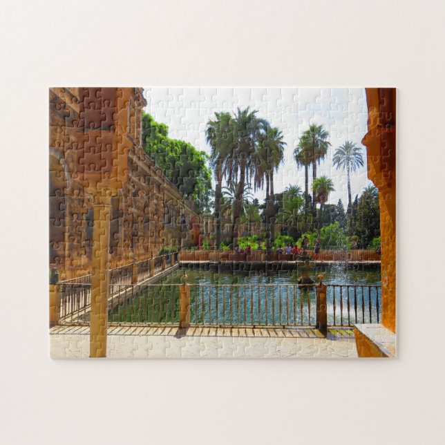 Puzzle Jardins de l'Alcazar de Séville, Espagne (Horizontal)