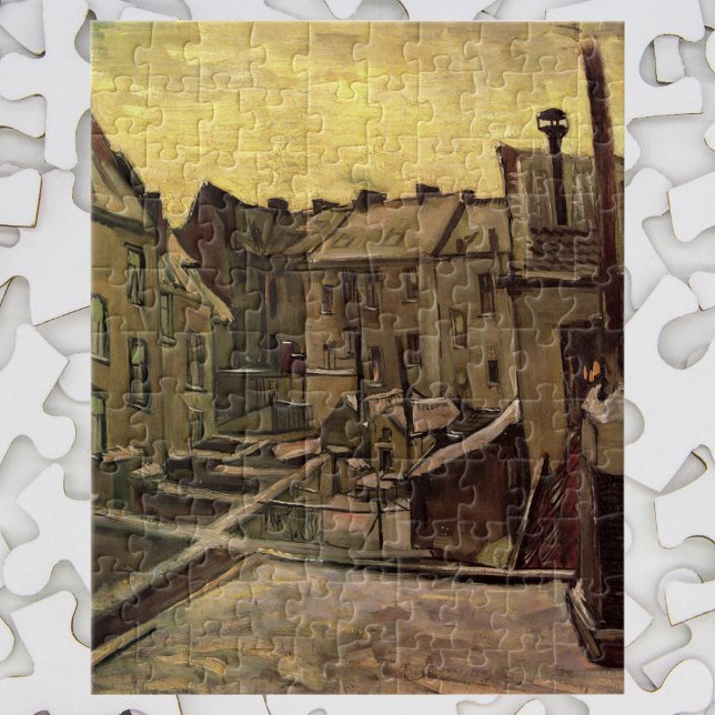 Puzzle Jardins de vieilles maisons par Vincent van Gogh (Créateur téléchargé)