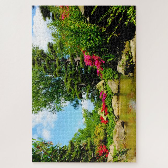 Puzzle Jardins japonais de Düsseldorf. (Vertical)