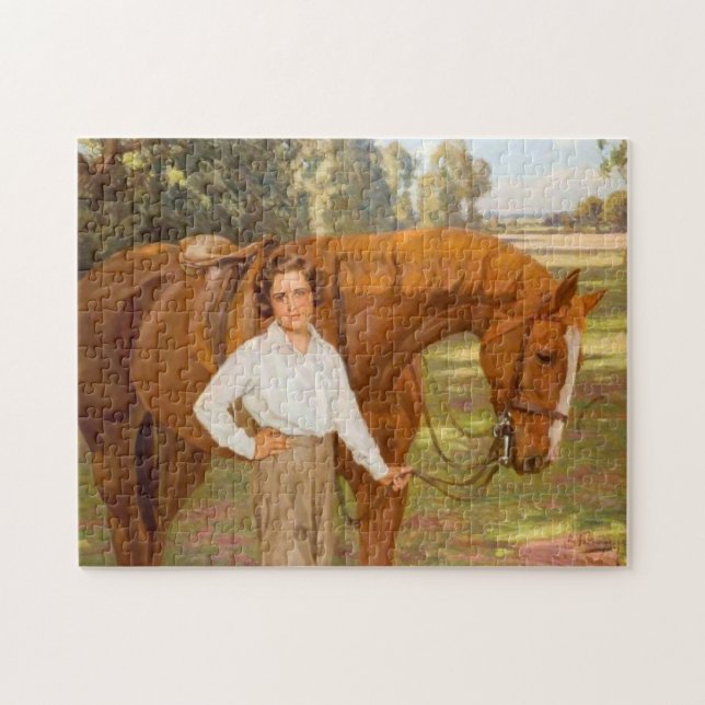 Puzzle Jasmine le Cheval (par Algernon Talmage) (Horizontal)
