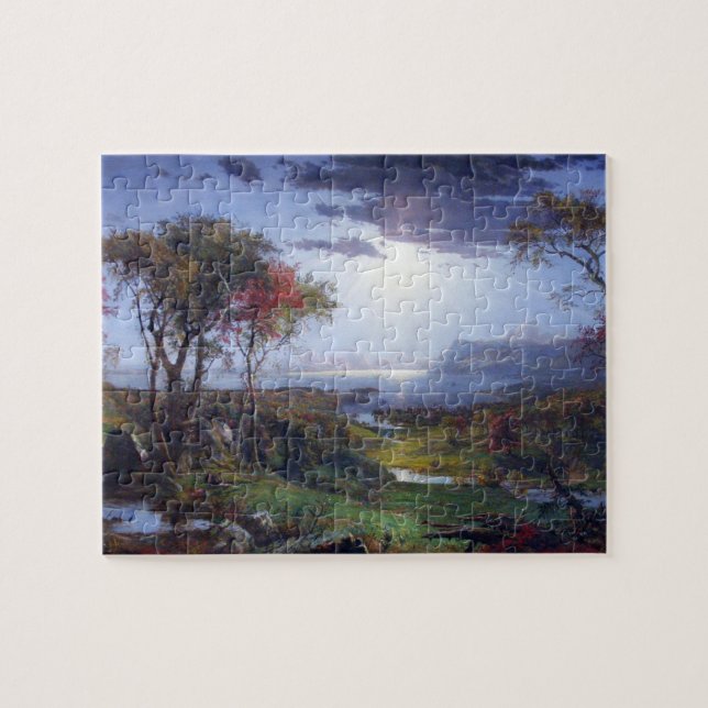 Puzzle Jaspe Francis Cropsey - automne - sur le Hudson Ri (Horizontal)