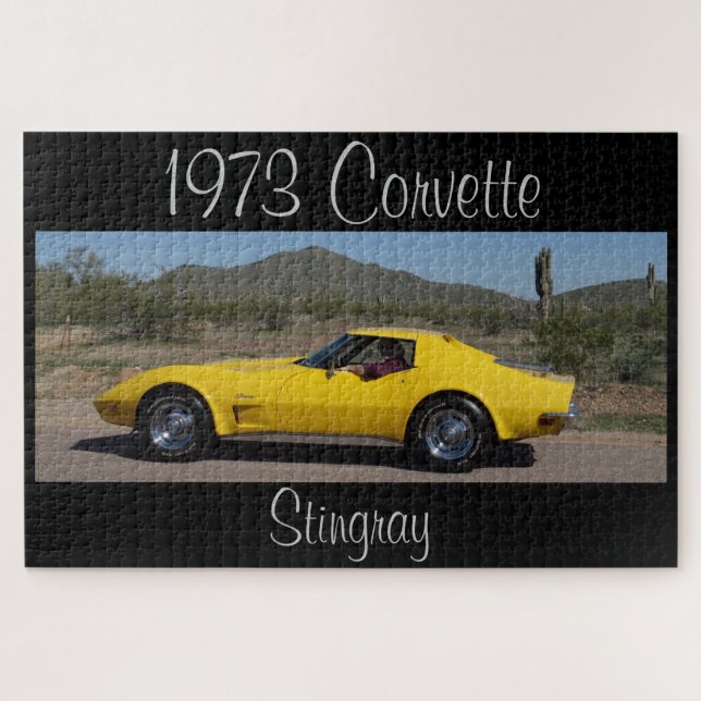 Puzzle Jaune 1973 Corvette Stingray Designer (Horizontal)