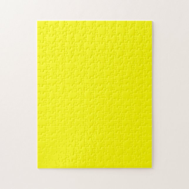 Puzzle Jaune clair (couleur solide) (Vertical)