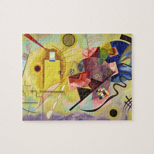 Puzzle Jaune-Rouge-Bleu par Wassily Kandinsky (Horizontal)
