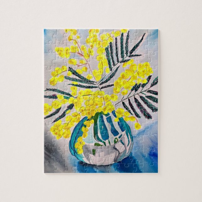 Puzzle Jaune Wattle (Vertical)
