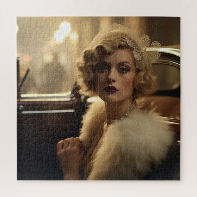 Puzzle Jazz Age Elégance : 1920 Flapper Glamor (Vertical)