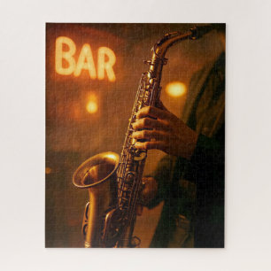 Puzzle Jazz en lumières de bar