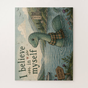 Puzzle Je crois en moi-même Loch Ness Monster fantaisiste