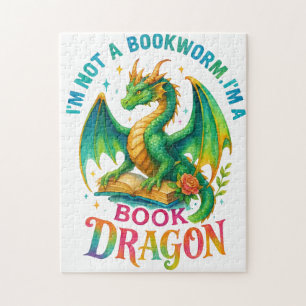 Puzzle Je ne suis pas un ver de livre...